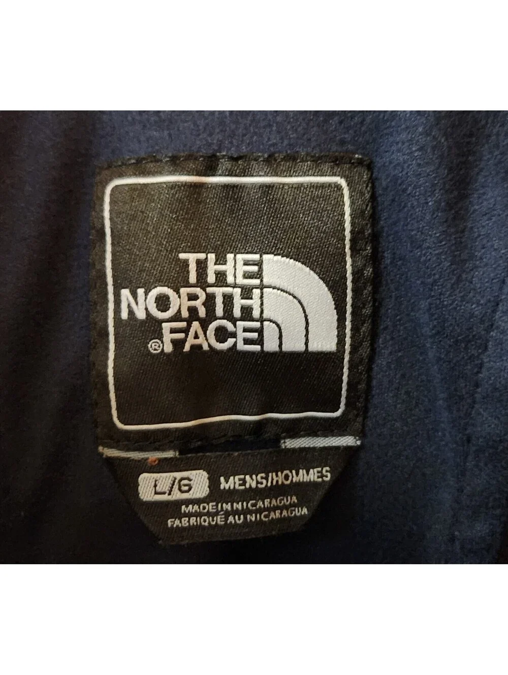 The North Face Men’s Large Jacket New Blue Gray Full Zip Coat High Quality